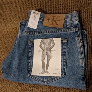 Calvin Klein denim shorts size 34 (NWT)